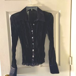 Sexy sheer dress shirt